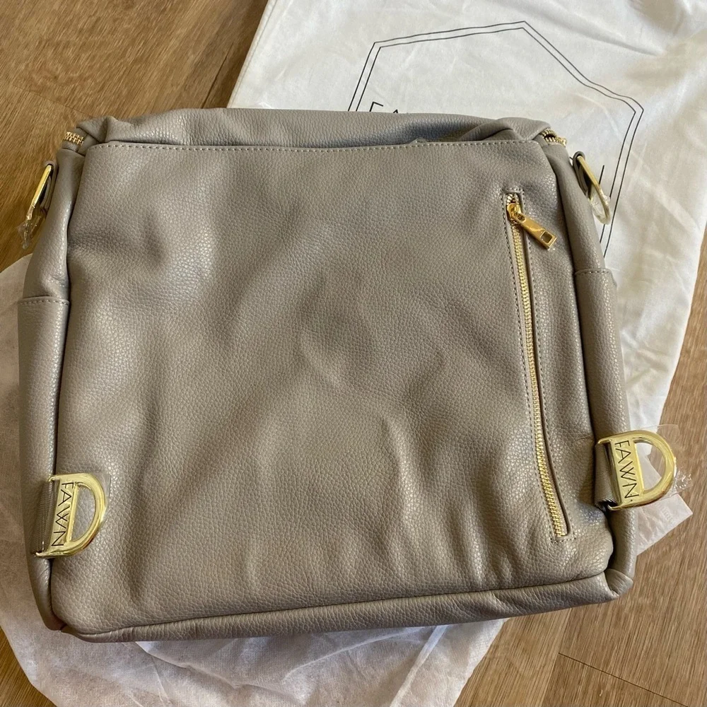 Fawn Design Grey Diaper Bag